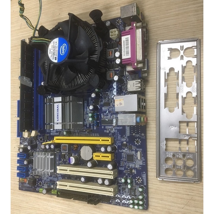 Combo Main G31 + CPU + Ram + Quạt xài tốt hàng tháo máy chạy mượt