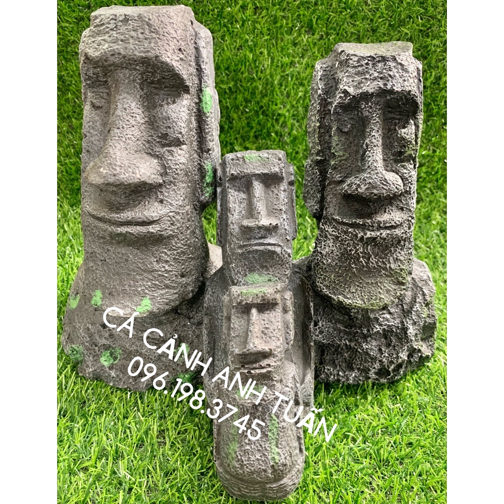 {HÀNG CÓ SẴN} Đồ chơi tượng phục sinh, đồ chơi trang trí bể cá cảnh