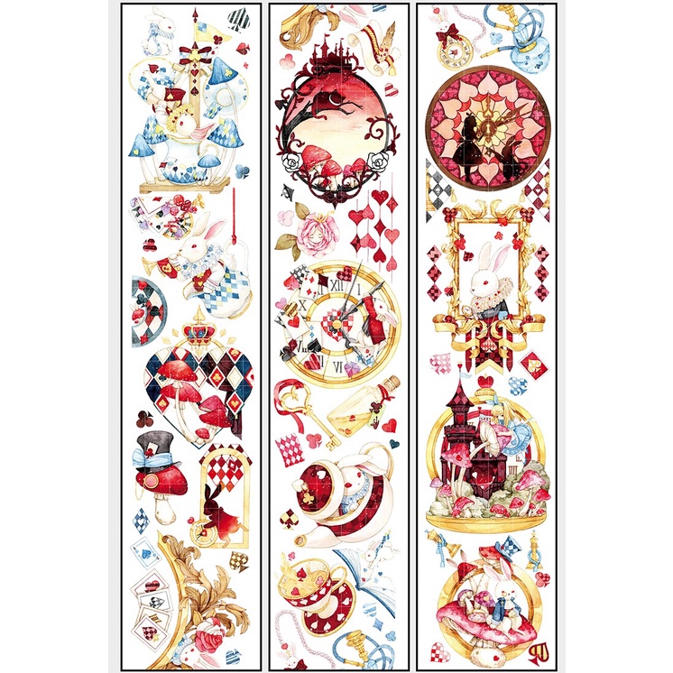 Đoạn chiết hình dán washi thỏ