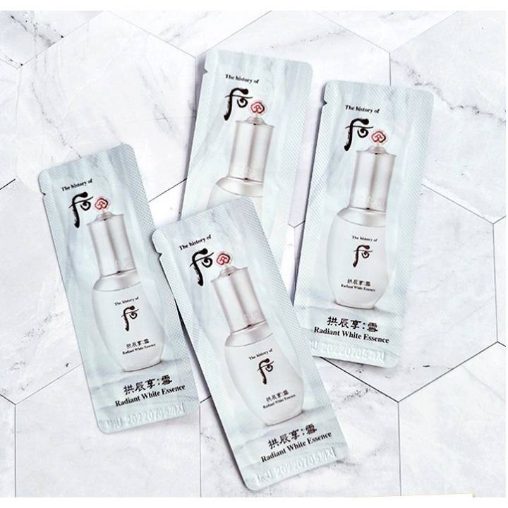 Gói tinh chất dưỡng trắng cao cấp Whoo Radiant White Essence 1ml | BigBuy360 - bigbuy360.vn