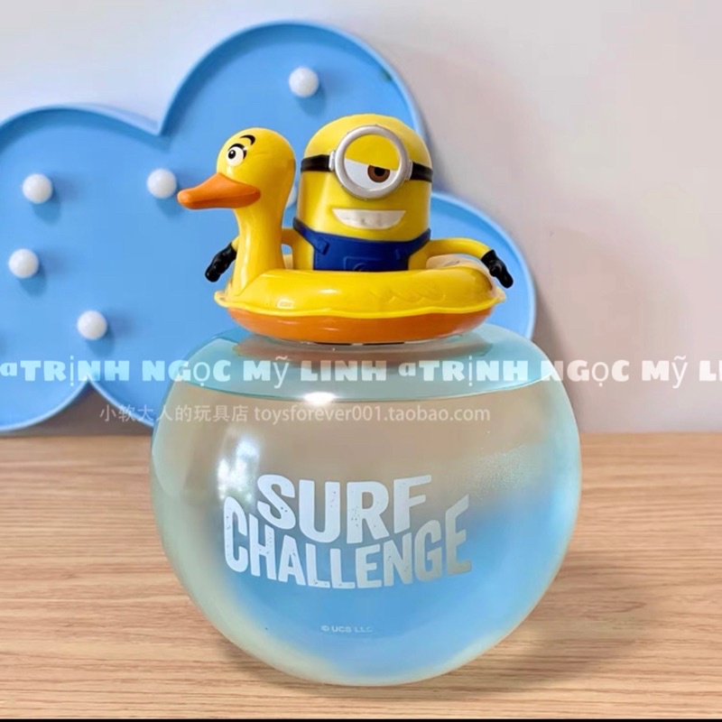 Bình nước minions phao vịt