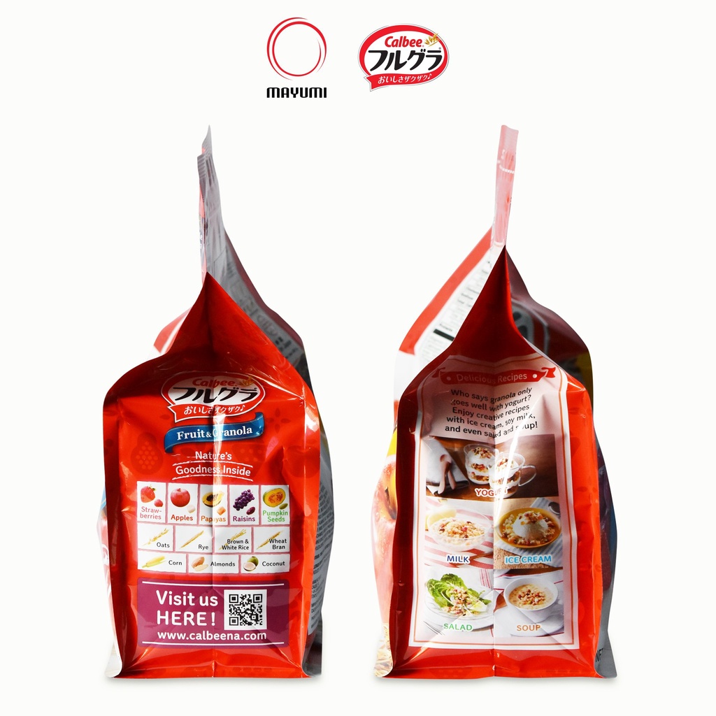 Ngũ cốc trái cây Calbee Nhật Bản 482gr