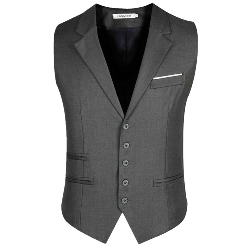 Áo Vest Tuxedo Ôm Dáng Kiểu Công Sở Cá Tính Cho Nam