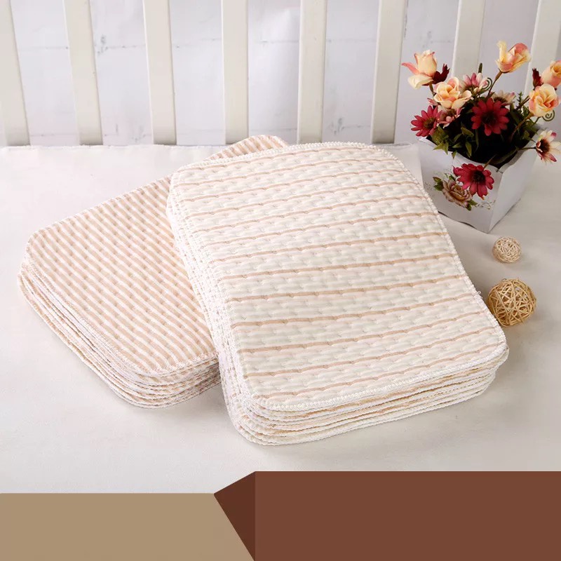 Tấm Lót Chống Thấm Cho Bé 100% Cotton Organic Cao Cấp 50x70cm, 35x45cm Miếng Lót Chống Thấm, Mềm Mại, Thoáng Khí