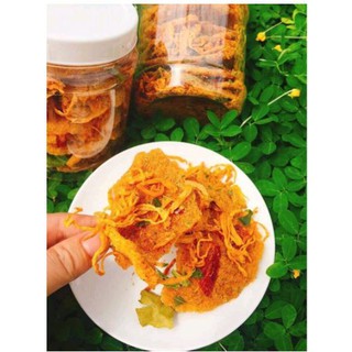 0.5KG CƠM CHÁY CHIÊN NƯỚC MẮM LẮC KHÔ GÀ  1 hủ 500gram