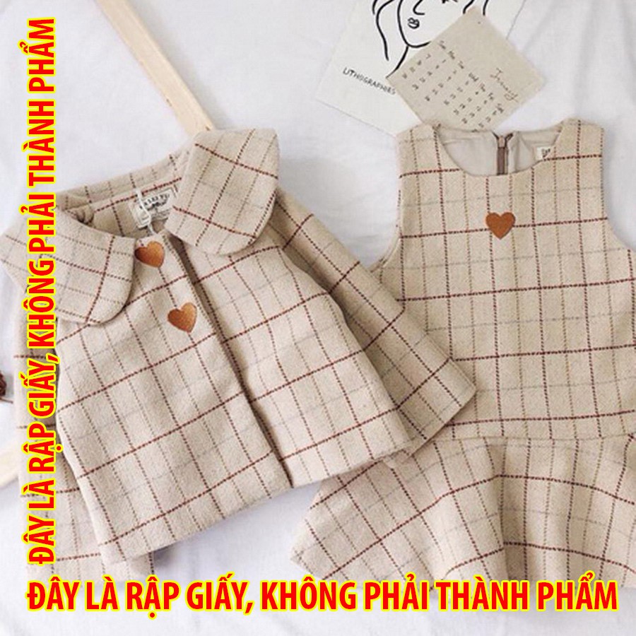 Rập giấy DC002 - Set đầm 360 và Áo khoác