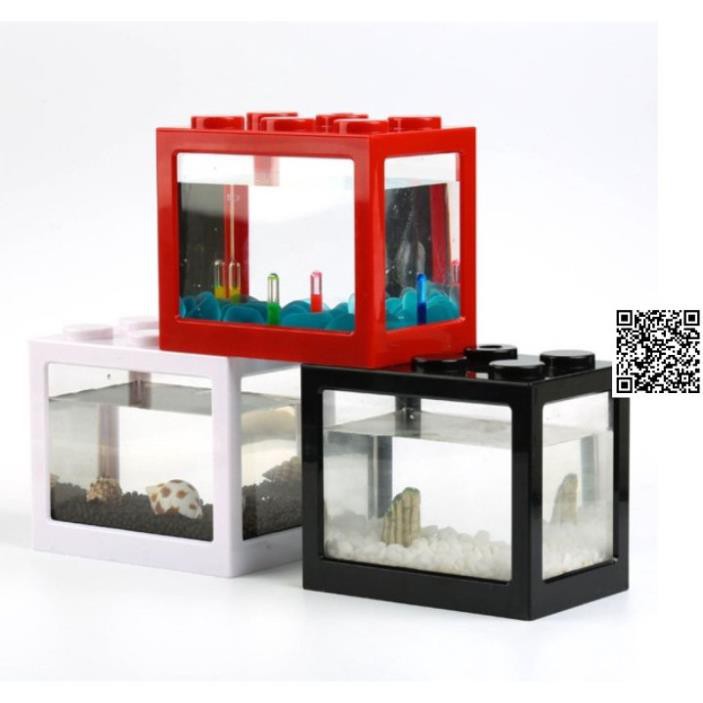 Bể Cá Lắp Ghép - Hồ cá mini kiểu dán độc đáo