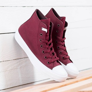 Giày cv chuck taylor ii đỏ mận, cao cổ