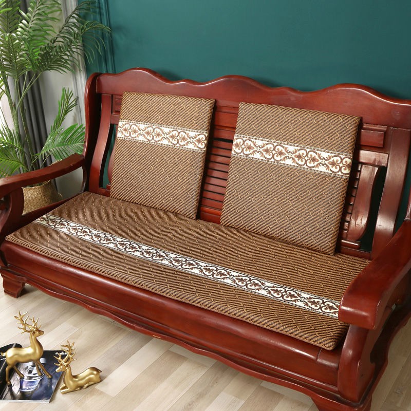 ✨ Đệm lót ghế Sofa bằng gỗ làm mát hợp thời trang hè