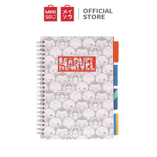 Sổ tay ghi chép Miniso siêu anh hùng Marvel xoắn ốc (Giao màu ngẫu nhiên)