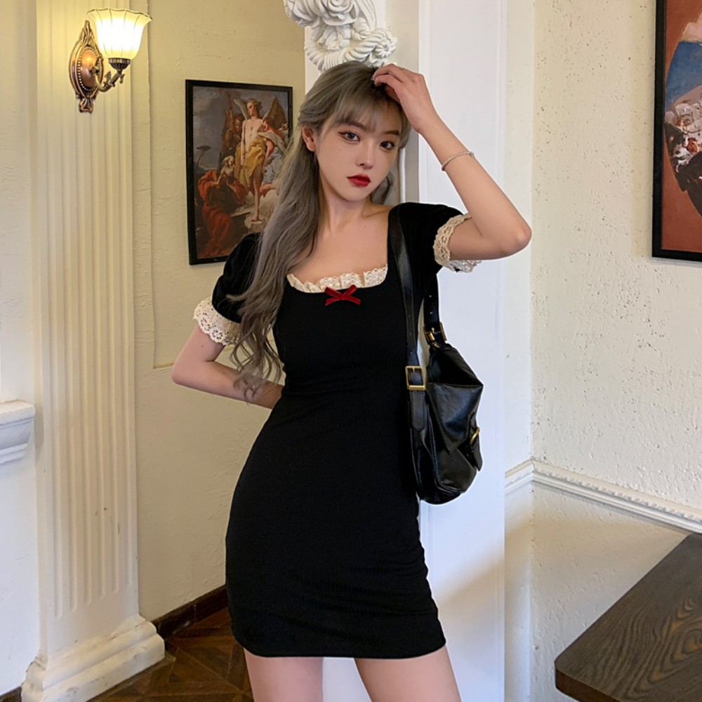 Váy nữ , đầm nữ họa tiết cổ ren , dáng váy ôm phong cách thời trang quyến rũ cho nữ ATILA.SHOP | BigBuy360 - bigbuy360.vn