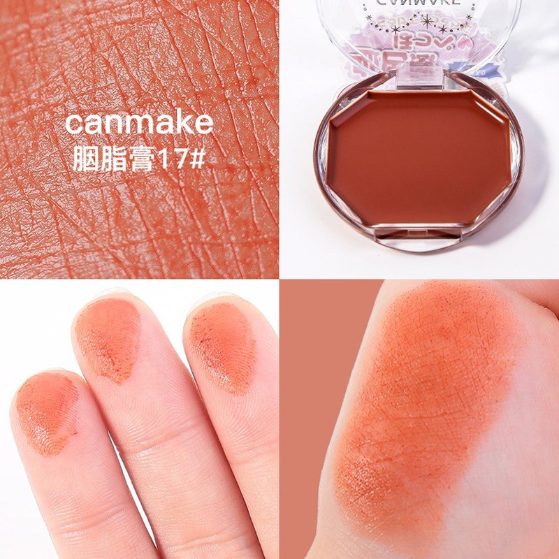 MÁ HỒNG DẠNG KEM CANMAKE CREAM CHEEK 17 CHÍNH HÃNG - 8752