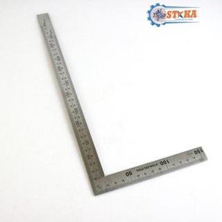 Thước ke góc vuông inox kapusi nhật bản - thước ke vuông 90 độ đa năng 30cm - 50cm
