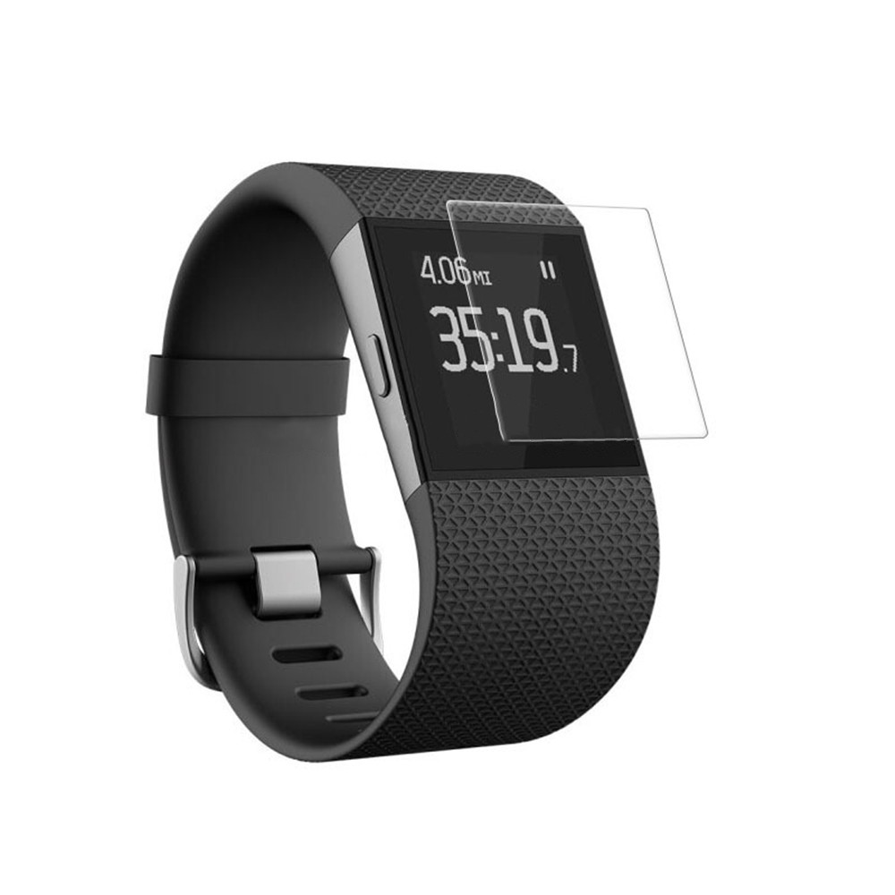 Miếng Dán Cường Lực 9h 2.5d Cao Cấp Cho Đồng Hồ Thông Minh Fitbit Surge Kèm Phụ Kiện