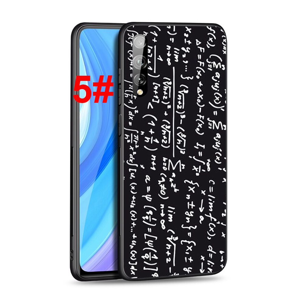 Phone Case for Huawei P Smart Plus Z Plus Y6 Y7 Y9 Prime 2019 2018 91S Maths vector Soft TPU Back Cover