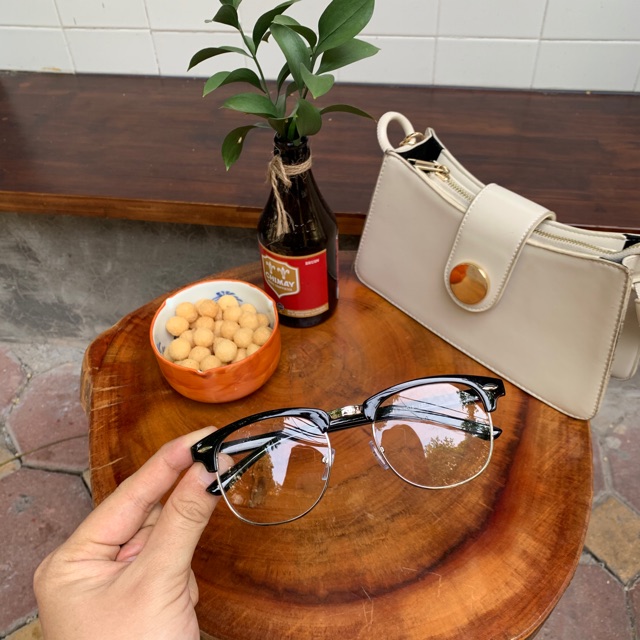 👓Kính Clubmaster Gọng Đen 5154