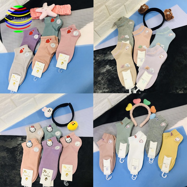 Vớ Nữ - Combo 5 đôi vớ nữ