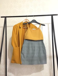 Set blazer chân váy A size S, M