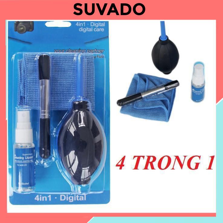 Bộ Vệ Sinh Laptop, Lcd, Máy Ảnh, Bàn Phím 4 món