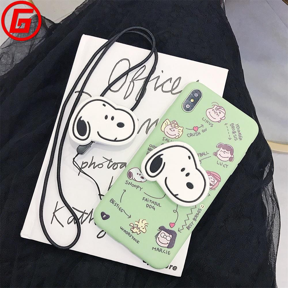 OPPO R17 R9/R9 PLUS Cartoon Case R9S/R11 Lanyard+ Bracket Cover R11 PLUS/R11S 