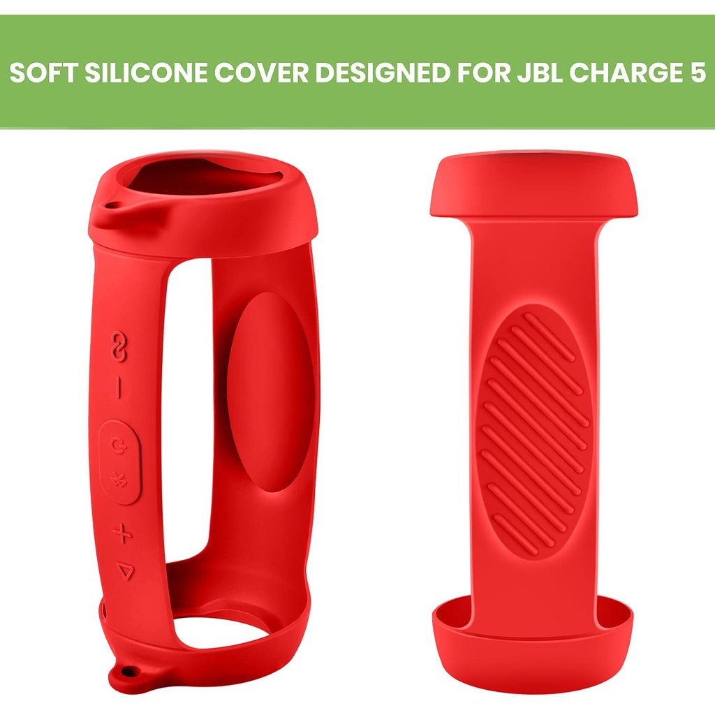 Maxzone Vỏ Bảo Vệ Silicon Chống Thấm Nước Cho Loa Bluetooth JBL Charge 5