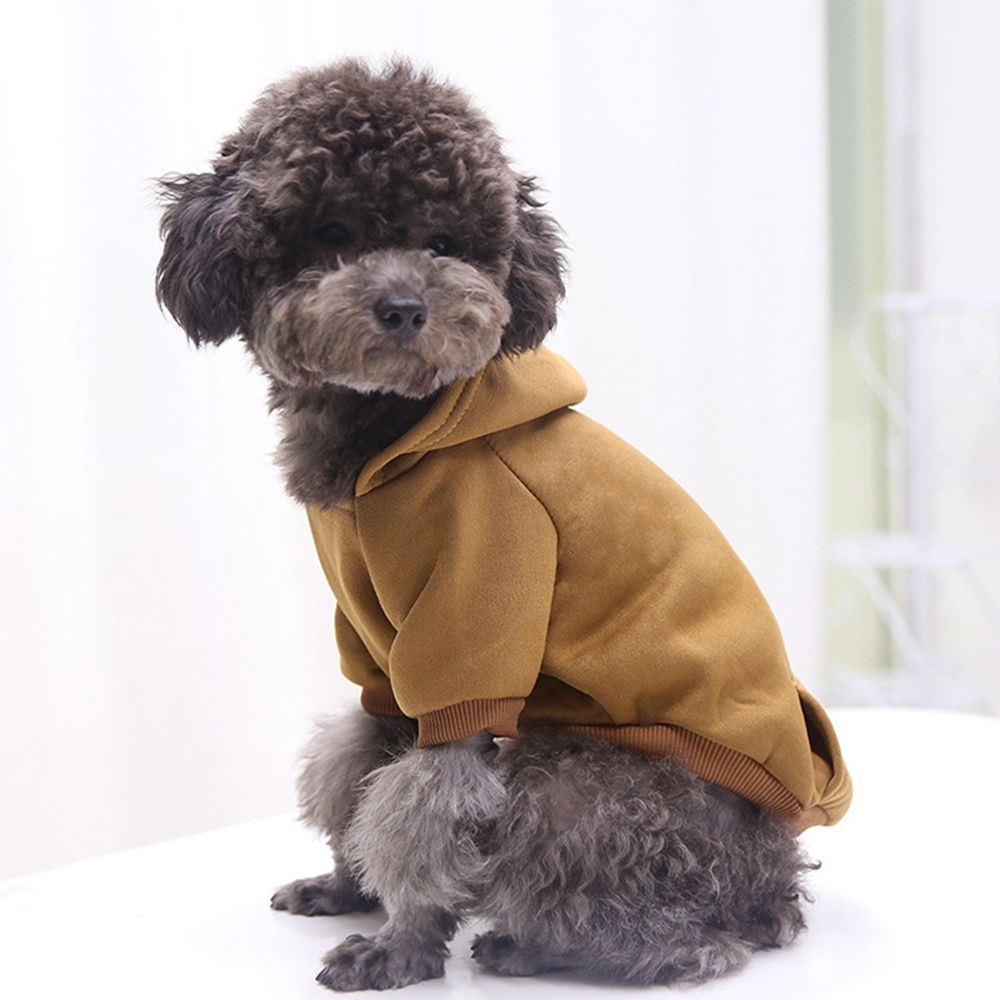 Áo hoodie cotton có túi giữ ấm mùa đông cho thú cưng chó mèo