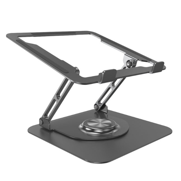 Giá đỡ để laptop DIGIMIX cho máy tính xách tay F147 hợp kim nhôm có thể tháo rời kiêm tản nhiệt, chân đế xoay 360 độ