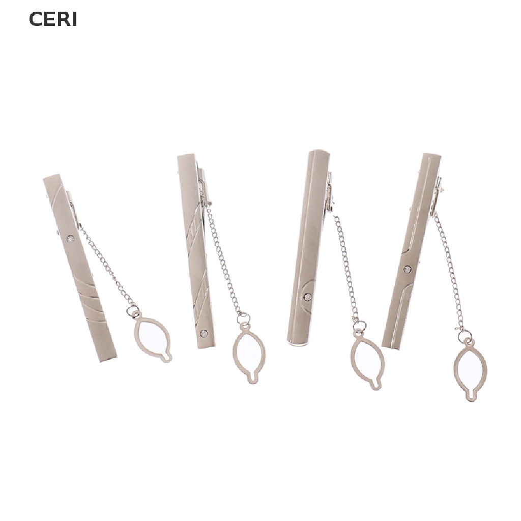 Kẹp cà vạt bằng thép không gỉ màu bạc mới cho nam