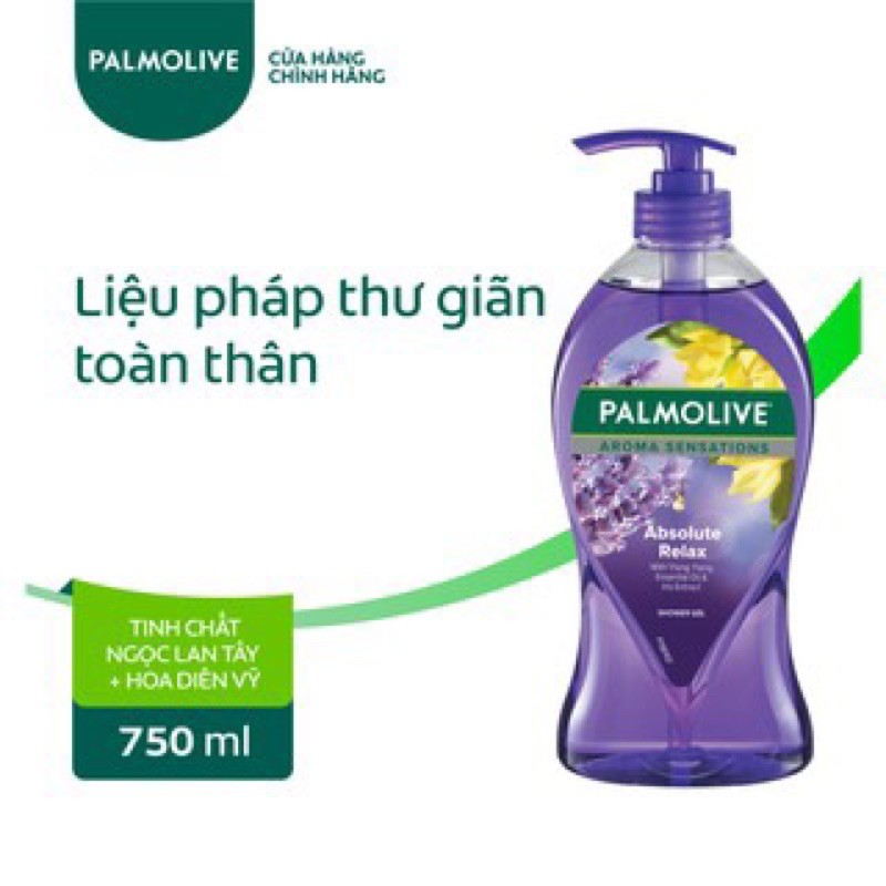 sữa tắm palmolive aroma 750ml