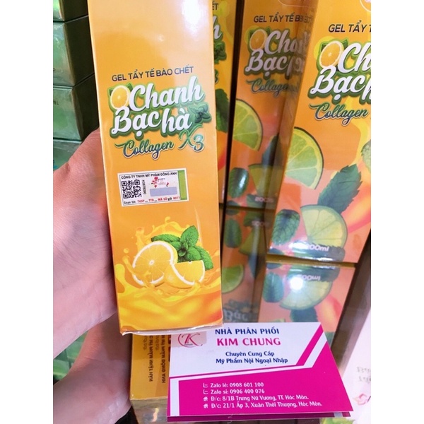 Gel tẩy kỳ tế bào da chết Colagen X3 cho cả mặt và body 200ml