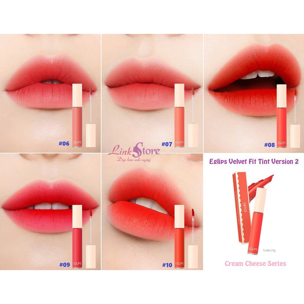 Son kem lì Eglips Velvet Fit Tint