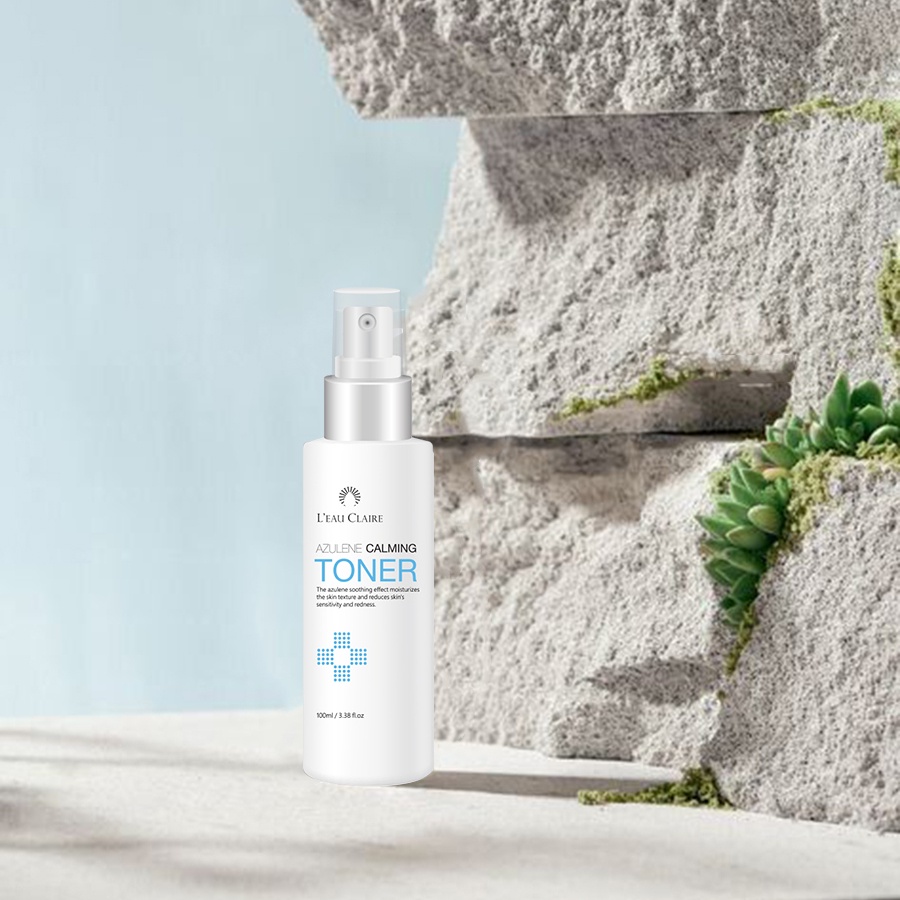 Toner hoa cúc giúp cân bằng độ ẩm cho da nhạy cảm L'eau Claire Azulene Calming 100ml