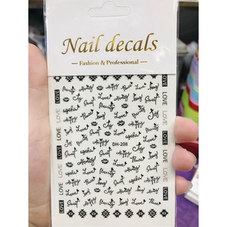 stiker chữ đẹp nét