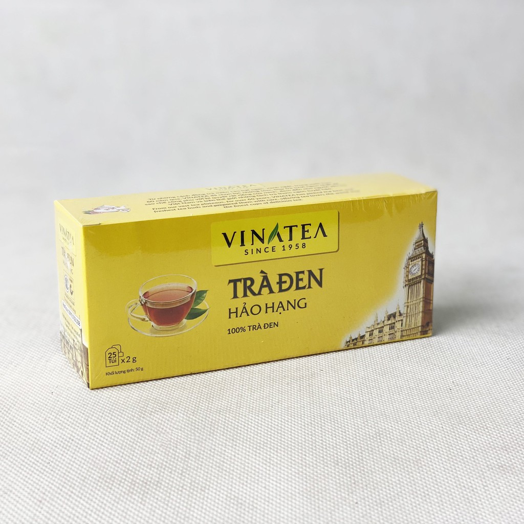 Trà Vinatea đen hảo hạng hộp vàng 50g