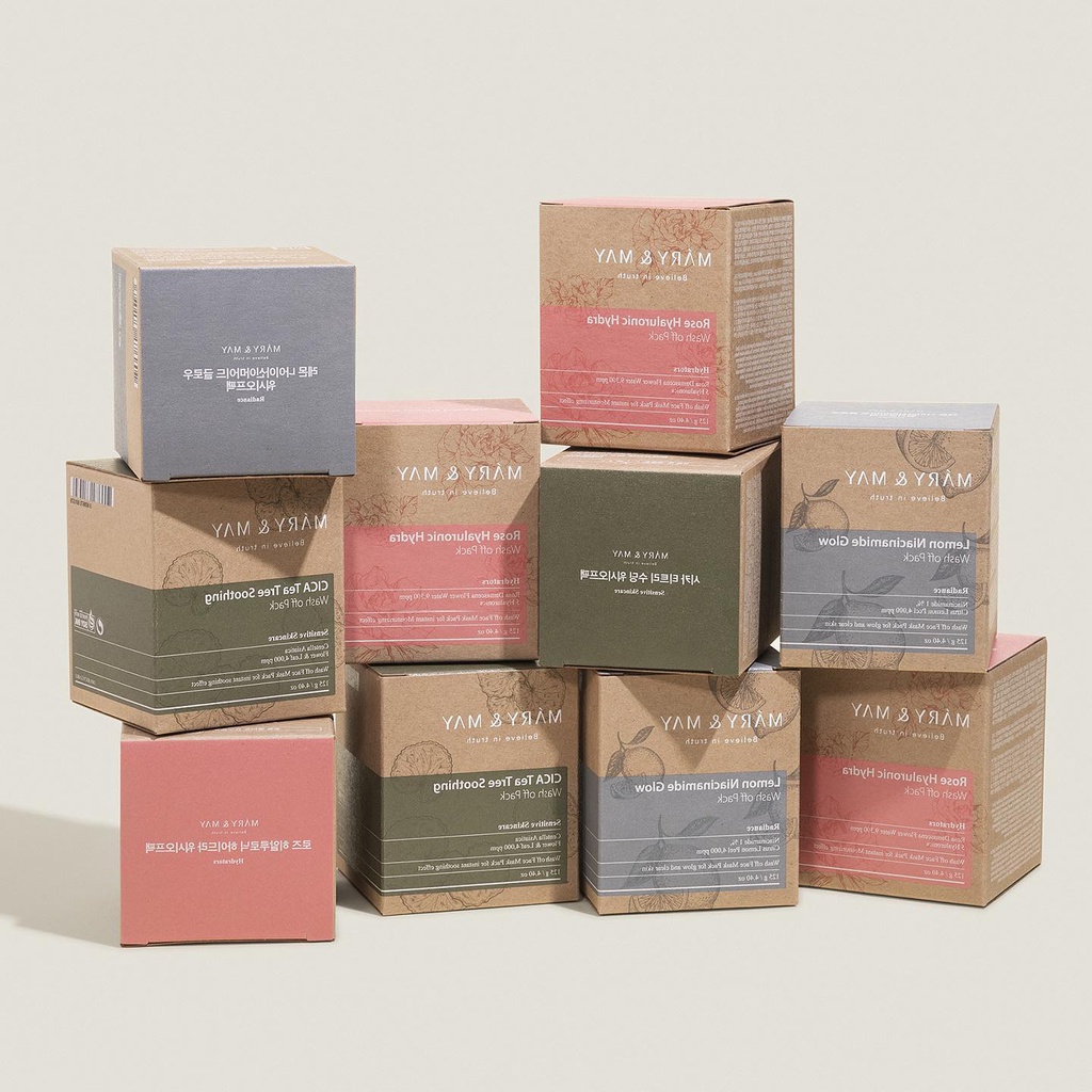 Mặt nạ đất sét thuần chay thiên nhiên Mary & MAY 125g