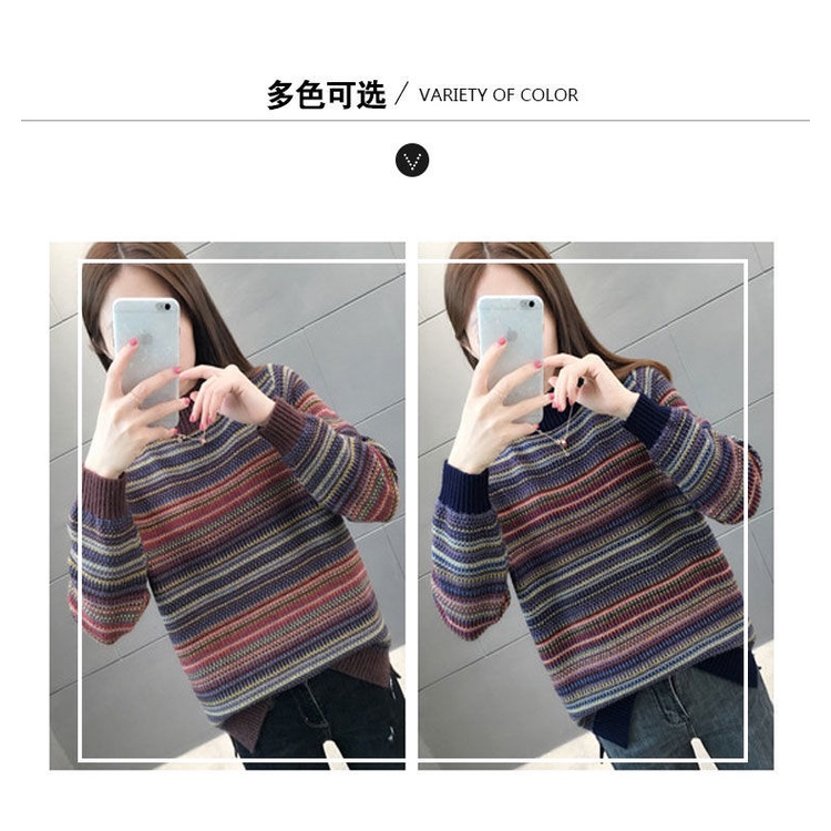 Áo thun cotton cổ cao tay dài dáng rộng thời trang cho phụ nữ trung niên