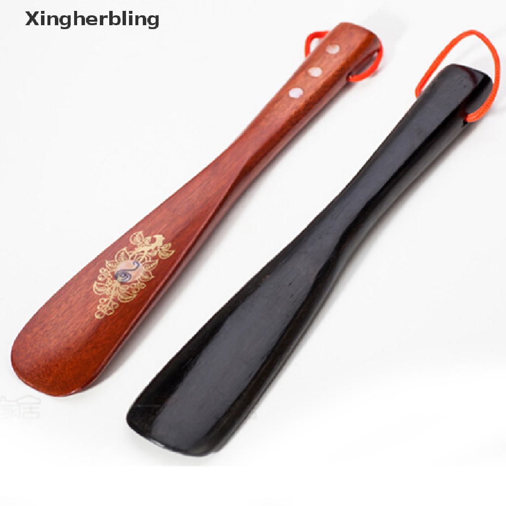 XLVN Wooden Durable Handle Shoehorn Shoe Horn Aid Stick Remover Tool 22cm OZ HOT