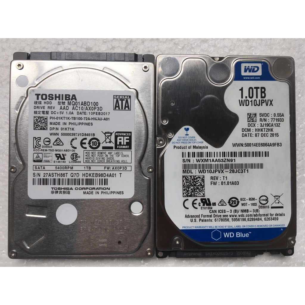 HDD ổ cứng laptop 160g/250g/320g/500gb/1000G... cũ giá rẻ. good 100% cài sẵn win