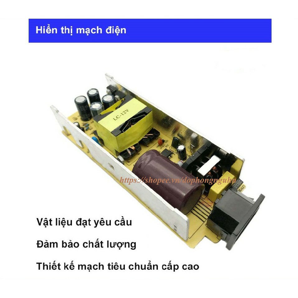 Bộ Chuyển Đổi Nguồn Điện 220V Sang 12V10A Dùng Cho Ô Tô