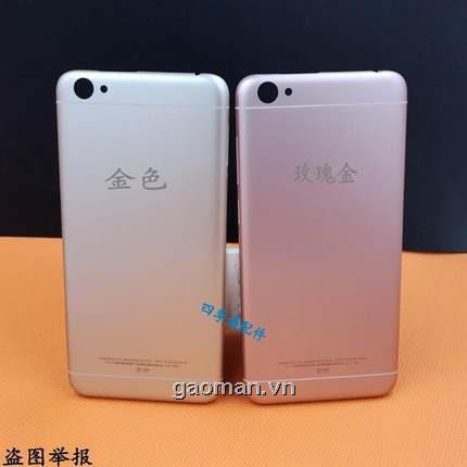 【Free Tool】For Vivo Y53 Y55 Housing Battery Cover Door Rear Chassis Back Case Replacement Rose gold