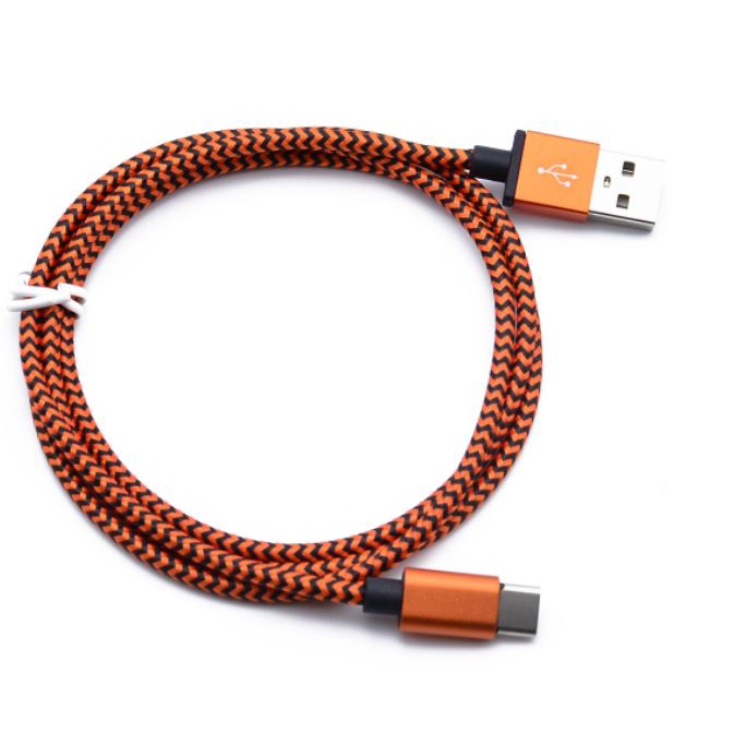 1 Dây Cáp Sạc USB type C micro USB Bện Nilon Dài 3M 2M Cho IPhone