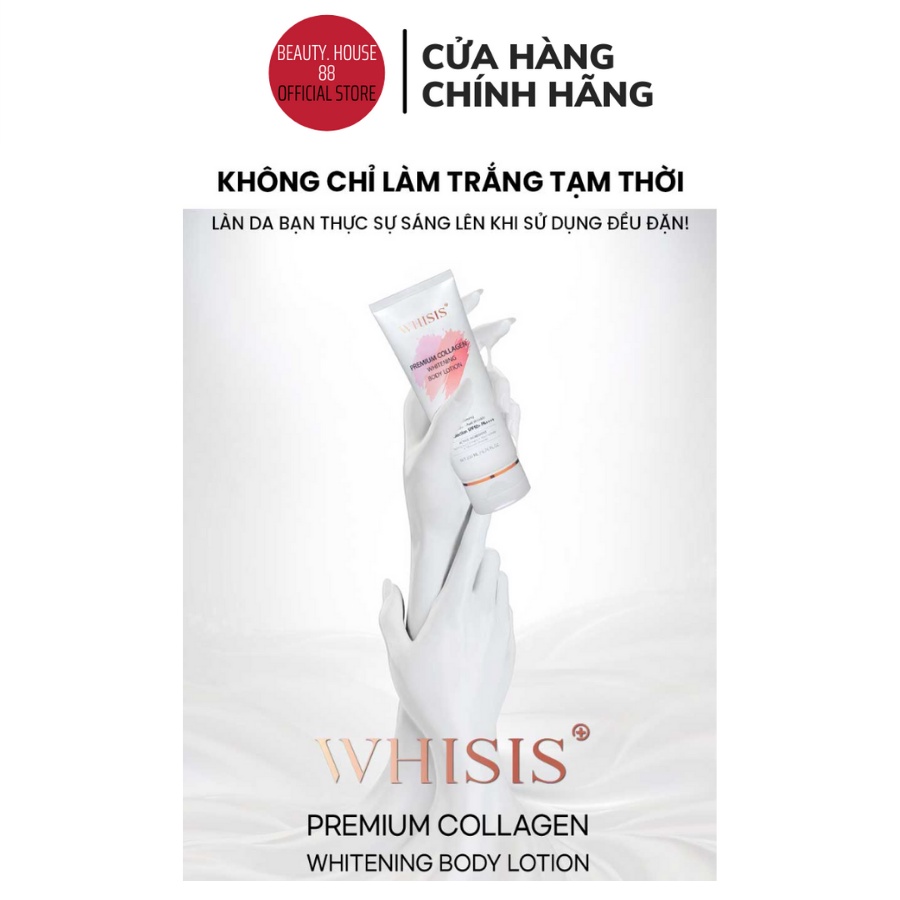 KEM DƯỠNG BODY WHISIS TRẮNG DA SPF 50+ PDA++++(200ML)