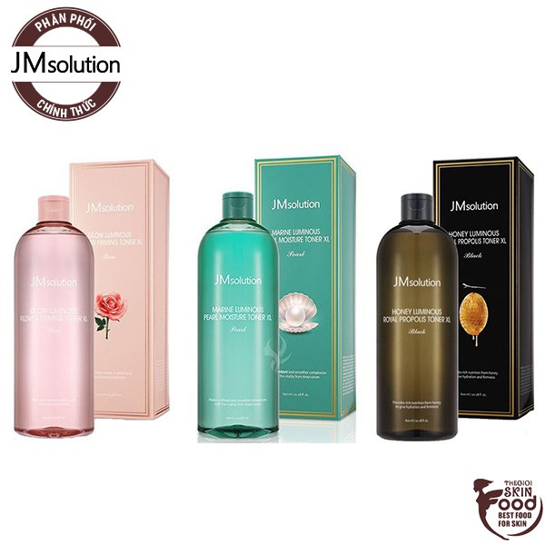 [600ml] Nước Hoa Hồng Dưỡng Ẩm Jmsolution Toner XL