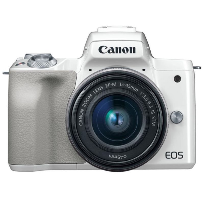 Máy Ảnh Canon EOS M50 + Kit 15-45mm - Trắng (Nhập Khẩu)
