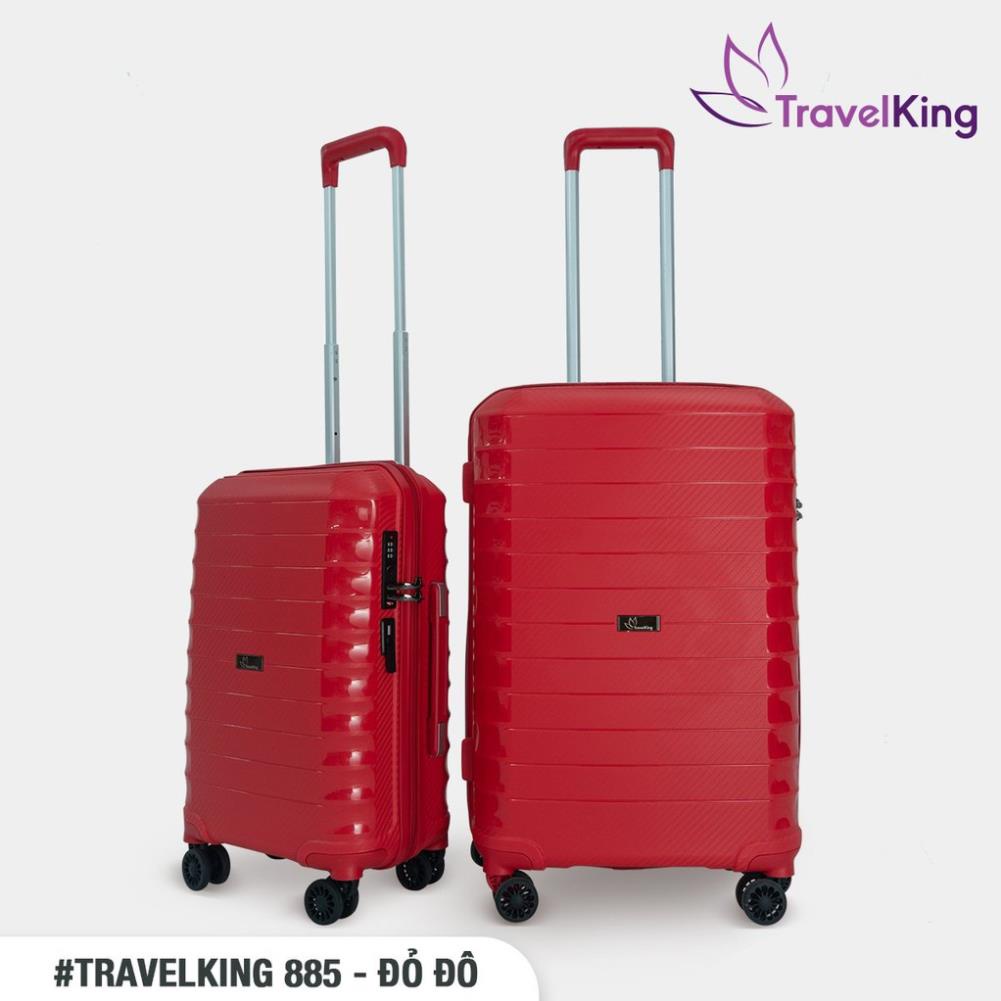 Vali kéo du lịch cao cấp TRAVELKING-885 kích thước 20, 24 inch chính hãng Hùng Phát - Bảo hành 5 năm