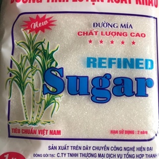 [Bimsuamedau]- Đường tinh luyện xuất khẩu - đường vàng tinh khiết 1kg