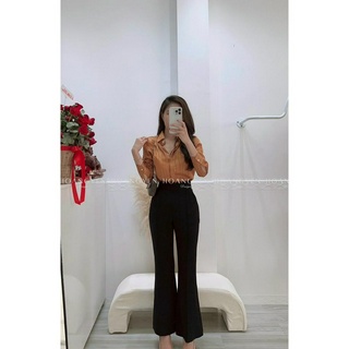 Áo sơ mi sọc sảnh sang trọng thanh lịch chuẩn công sở, chất vải VOAN phối sọc cao câp tông dáng dễ phối HYD