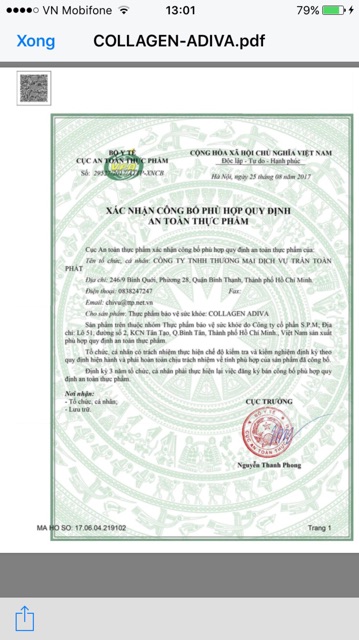 [Mã 77FMCGSALE1 giảm 10% đơn 250K] (CHÍNH HÃNG) Collagen adiva 14 lọ nước/ hộp | BigBuy360 - bigbuy360.vn