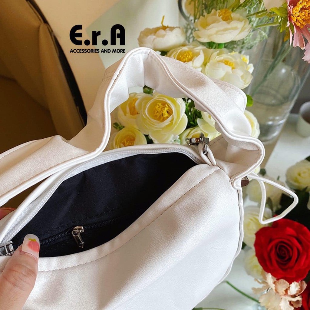 Túi Xách Đeo Chéo Nữ ERASHOP 077274 - Vải Dây Nhún Trơn Basic (mẫu 2), Dễ Thương, Phong Cách Hàn Quốc, Siêu Rẻ Đẹp