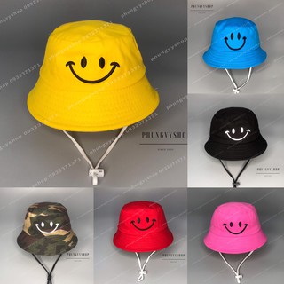 Mũ bucket mặt cười- nón vành cho bé